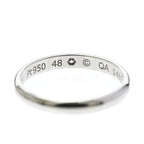 Bague Cartier 1895 Wedding Band 2.5Mm Platinum - Argent