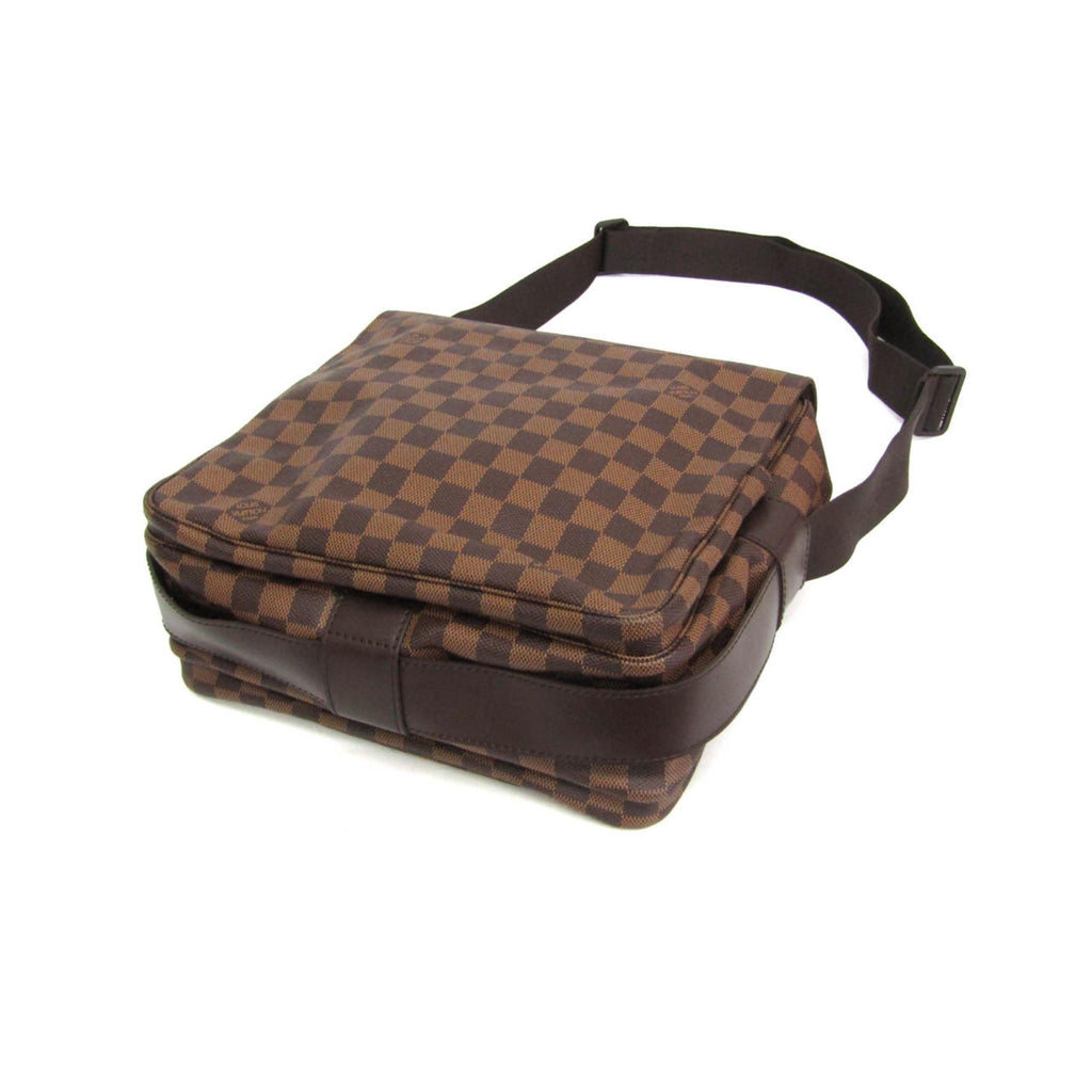 Sac Porté Épaule Louis Vuitton Naviglio Toile - Marron