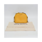 Bolso de hombro Louis Vuitton Alma Mini con cadena de piel - Amarillo