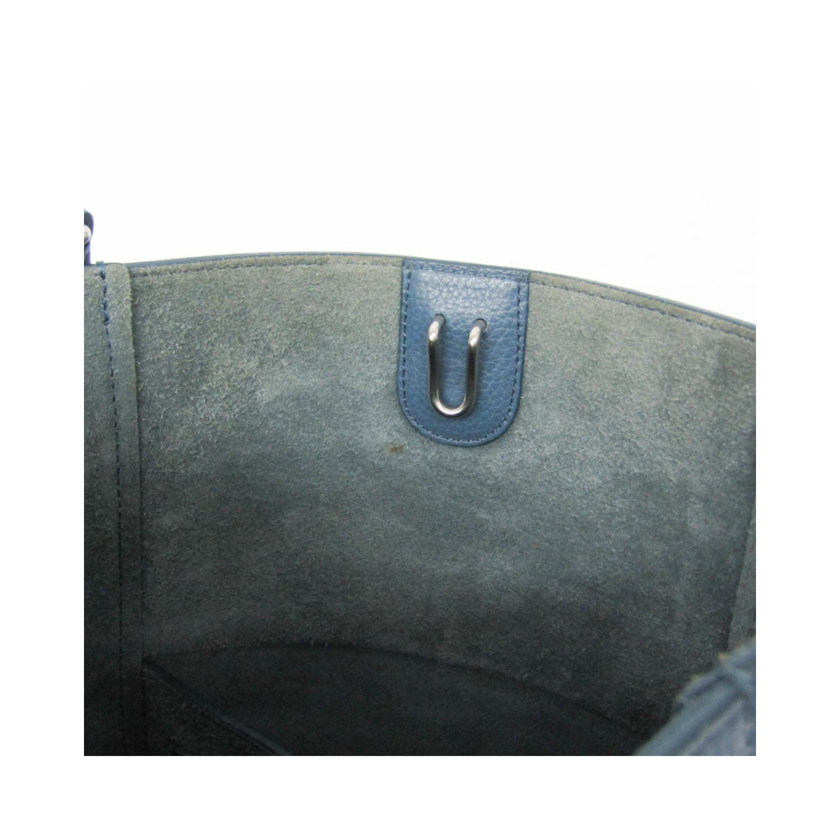 Sac Porté Épaule Celine Sangle Seau Small Cuir - Bleu