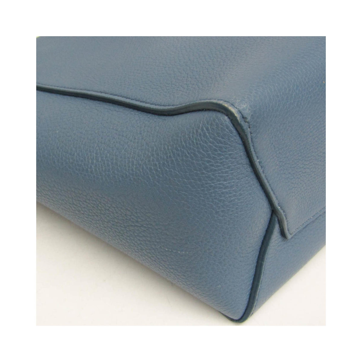 Sac Porté Épaule Celine Sangle Seau Small Cuir - Bleu