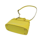 Sac À Main Gucci Bright Bit Convertible Tote Cuir Verni - Jaune