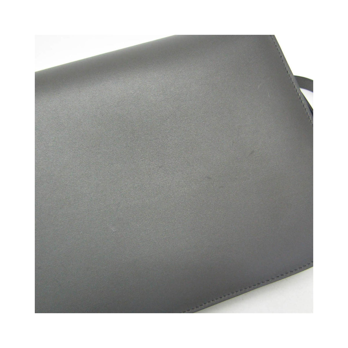 Sac À Main Celine Classic Box Medium Cuir - Gris