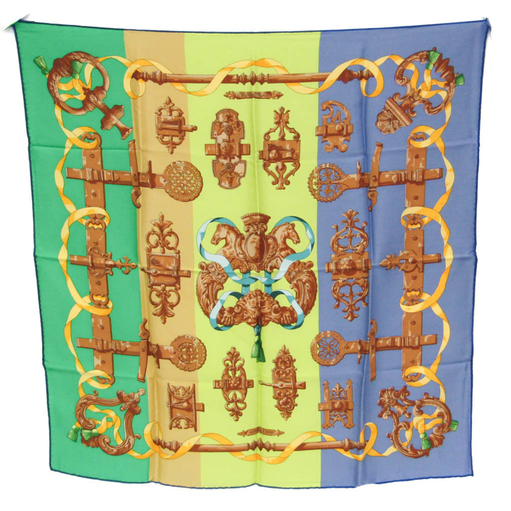 Écharpe & Châle Hermes Carré 70 Soie - Multicolore