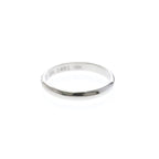Bague Cartier 1895 Wedding Band 2.5Mm Platinum - Argent