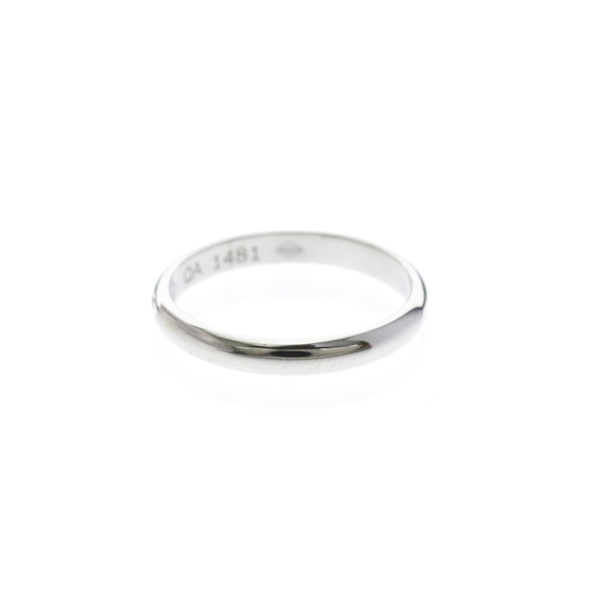 Bague Cartier 1895 Wedding Band 2.5Mm Platinum - Argent
