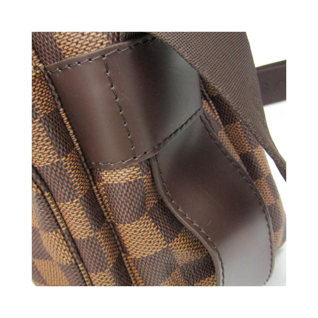 Sac Porté Épaule Louis Vuitton Naviglio Toile - Marron