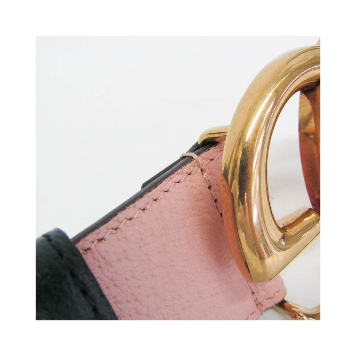 Ceinture Gucci Gg Marmont Reversible Belt Wide Cuir - Vert