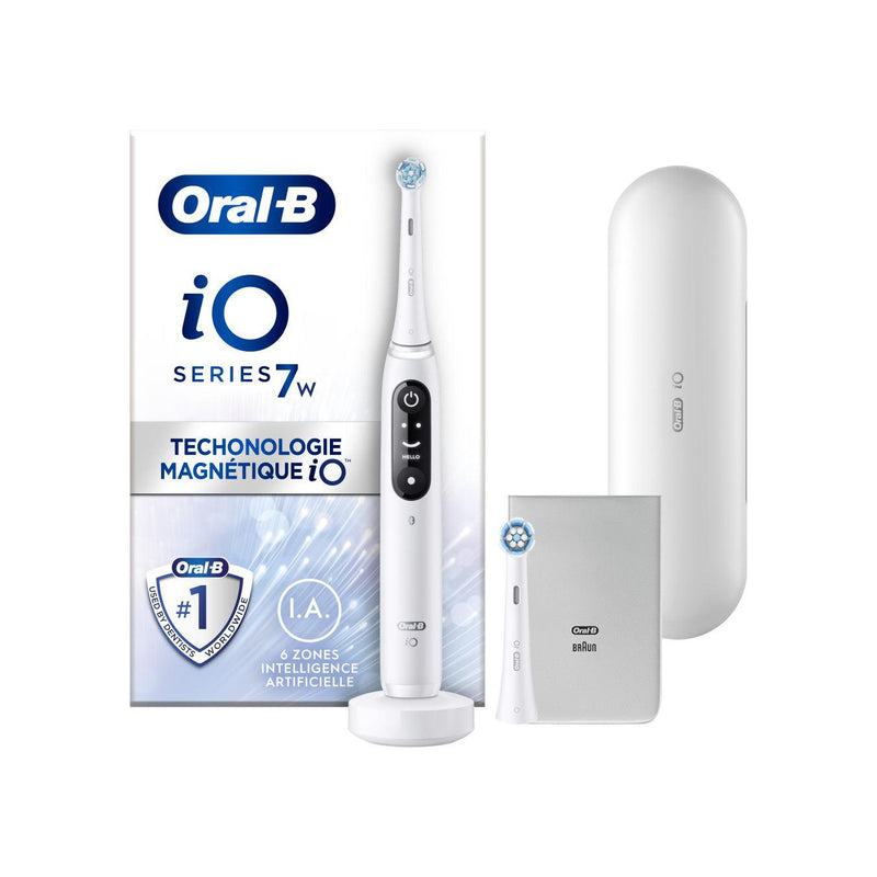 Oral-B Io7W Connectée Series - White Alabaster + 1 Brush