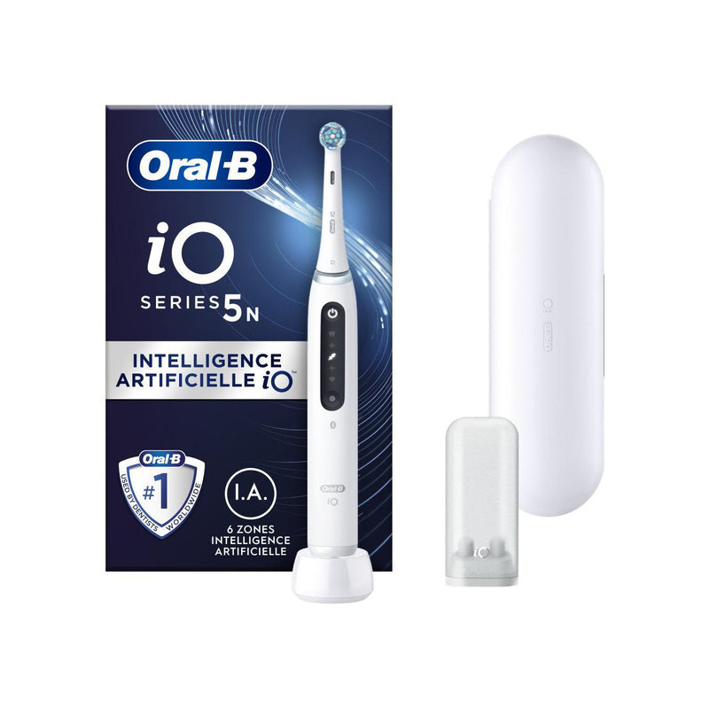 Oral-B Io5 Connectée - Quite White + Travel Case