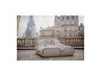 Garance - Cama con arcón con cabecero efecto almohada