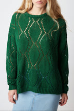 EARLY VISION DARK GREEN JUMPER