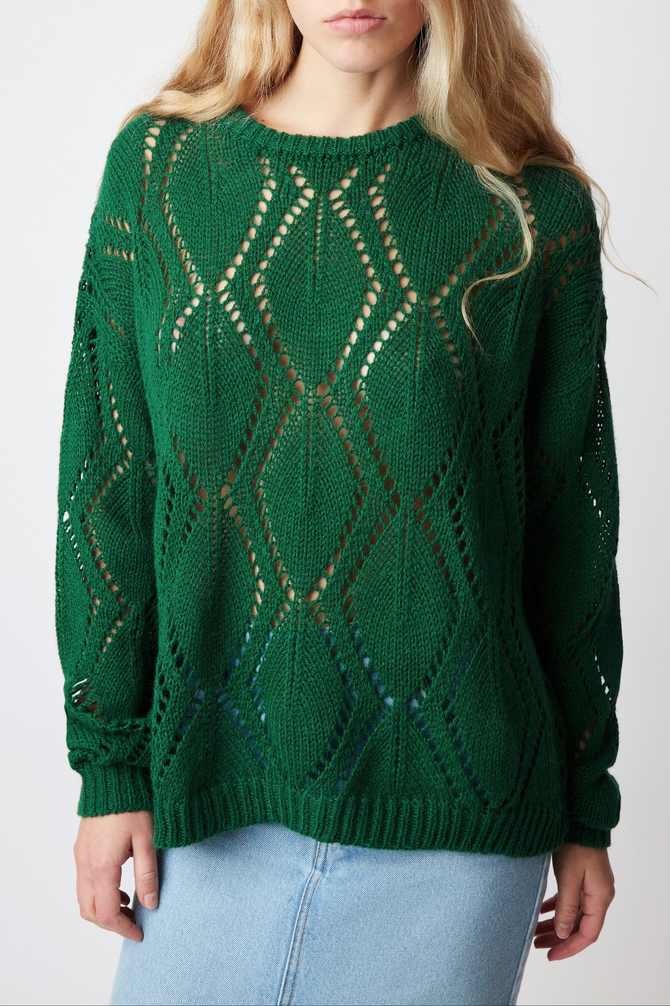 EARLY VISION DARK GREEN JUMPER