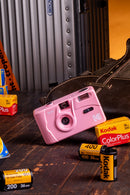 Appareil Photo - M35 - Rose - 1 Pellicule Couleur Offerte - Kodak