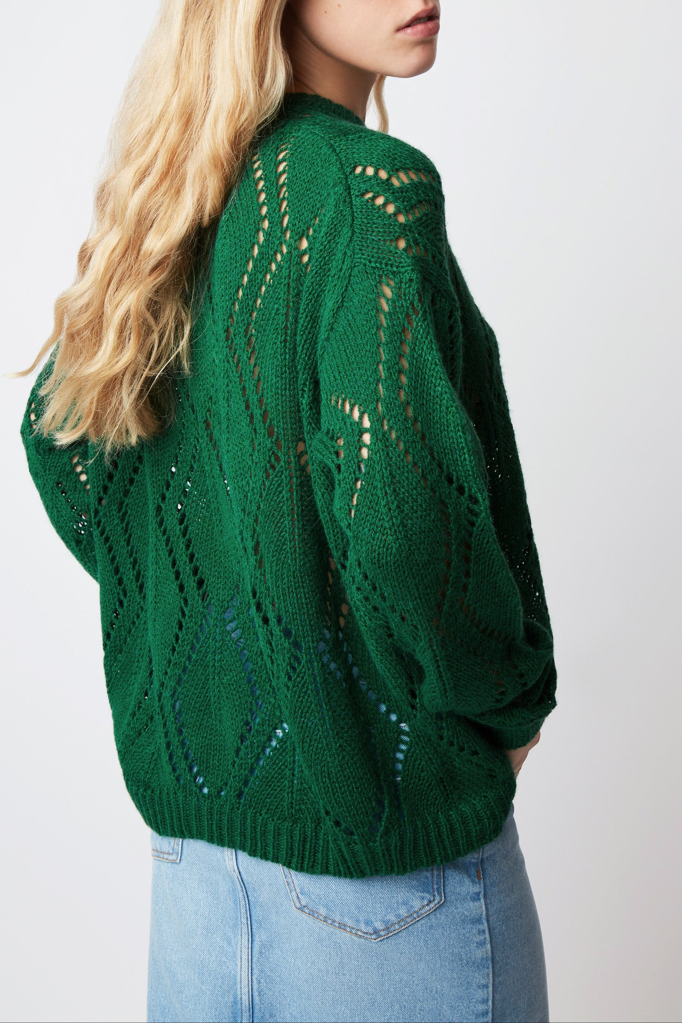 EARLY VISION DARK GREEN JUMPER