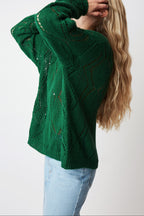 EARLY VISION DARK GREEN JUMPER