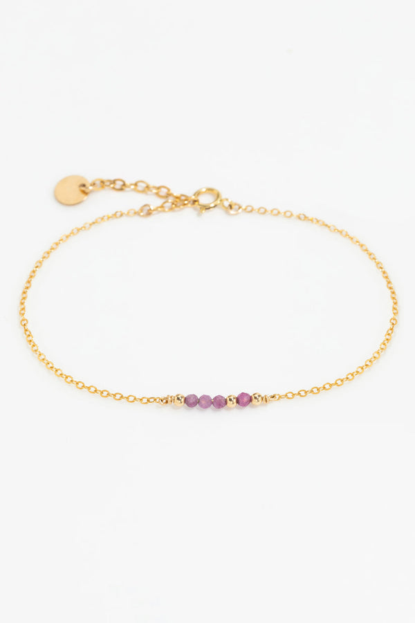 Armband Théa - Rubin