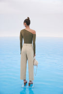 Teri Knit Top - Olive