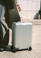 Luggage Aluminium - Maleta Rígida de Aluminio con Cerradura TSA y Ruedas Multidireccionales - Cabina S - Plata