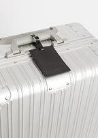 Luggage Aluminium - Set S & M - Maletas Rígidas De Aluminio Con Cerradura TSA & Ruedas Multidireccionales - Plata