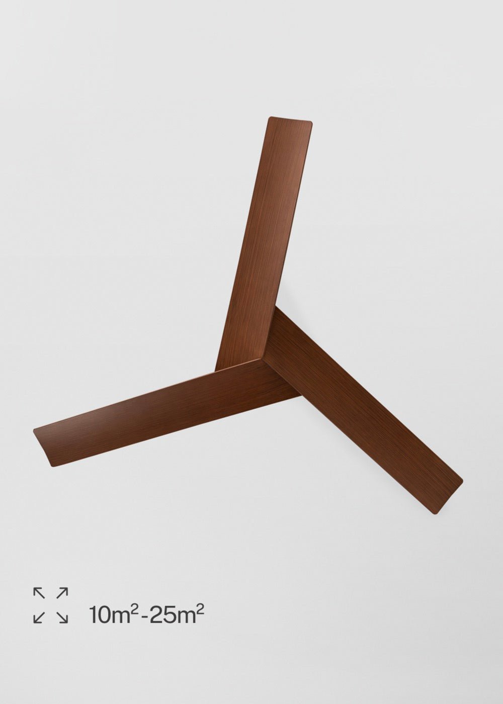 Wind Sharp - Ventilateur De Plafond 40W Silencieux - Noir/Bois Foncé