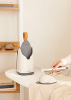 Iron Dual Pro - Fer À Vapeur Horizontal & Vertical 800ml + 4 Modes De Repassage - Blanc Cassé