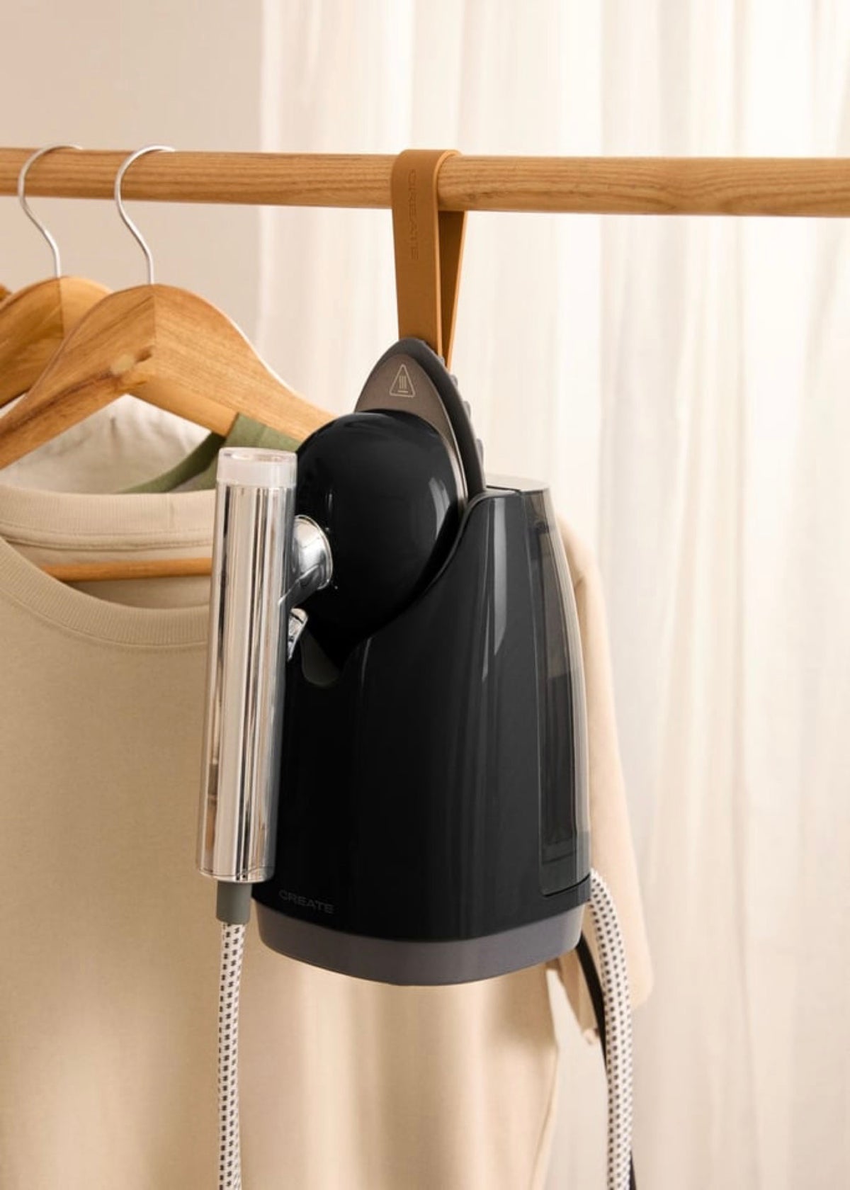 Dual Pro Iron - Horizontal & Vertical Steam Iron 800ml + 4 Ironing Modes - Black
