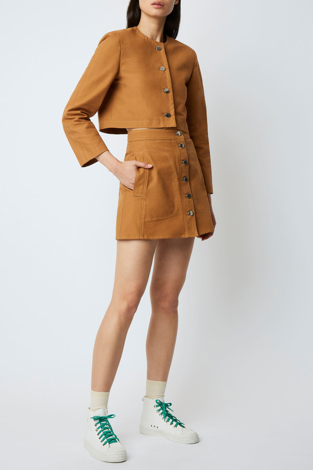 CHAQUETA COCA DRUGSTORE CARAMEL