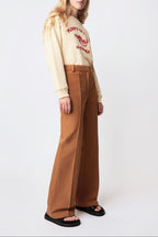 JOHN DRUGSTORE CARAMEL TROUSERS