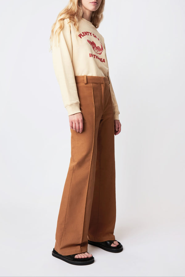JOHN DRUGSTORE CARAMEL TROUSERS