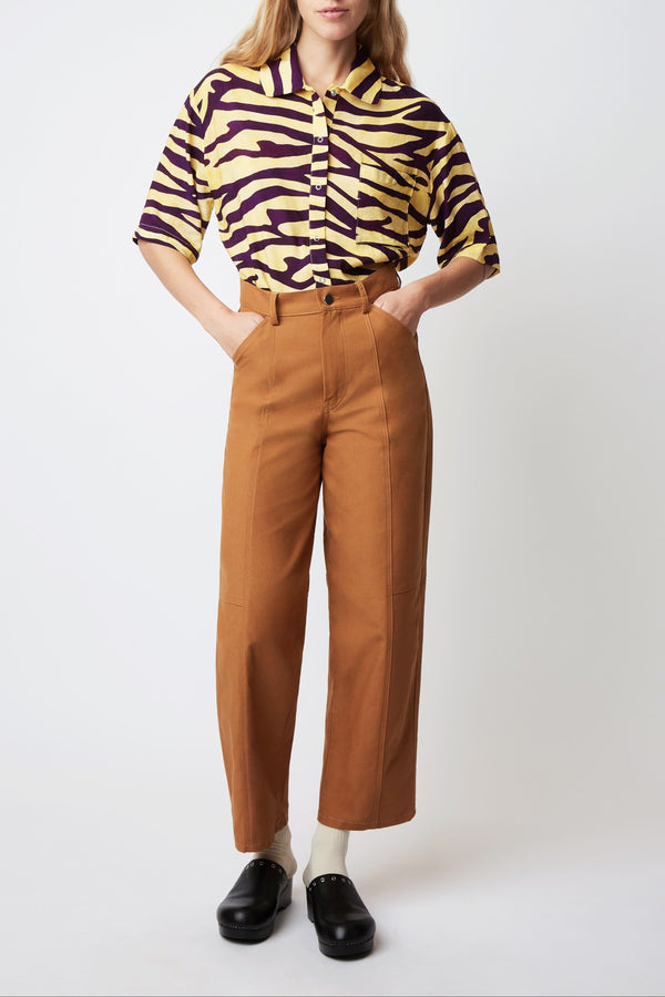 KITTEN DRUGSTORE CARAMEL TROUSERS