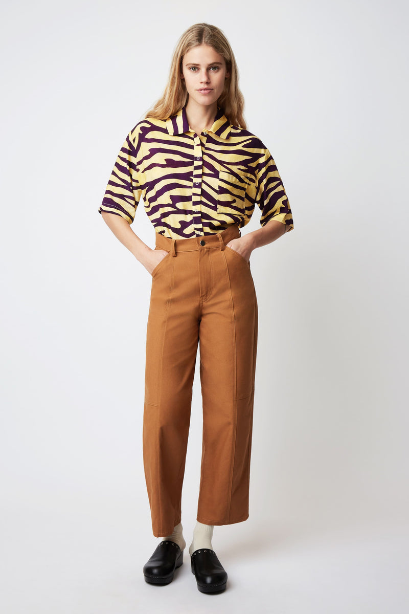 KITTEN DRUGSTORE CARAMEL TROUSERS