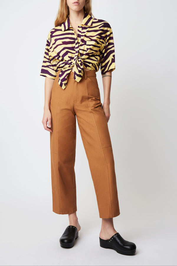 KITTEN DRUGSTORE CARAMEL TROUSERS