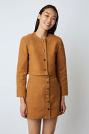 SIMONE DRUGSTORE CARAMEL SKIRT