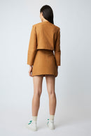 SIMONE DRUGSTORE CARAMEL SKIRT