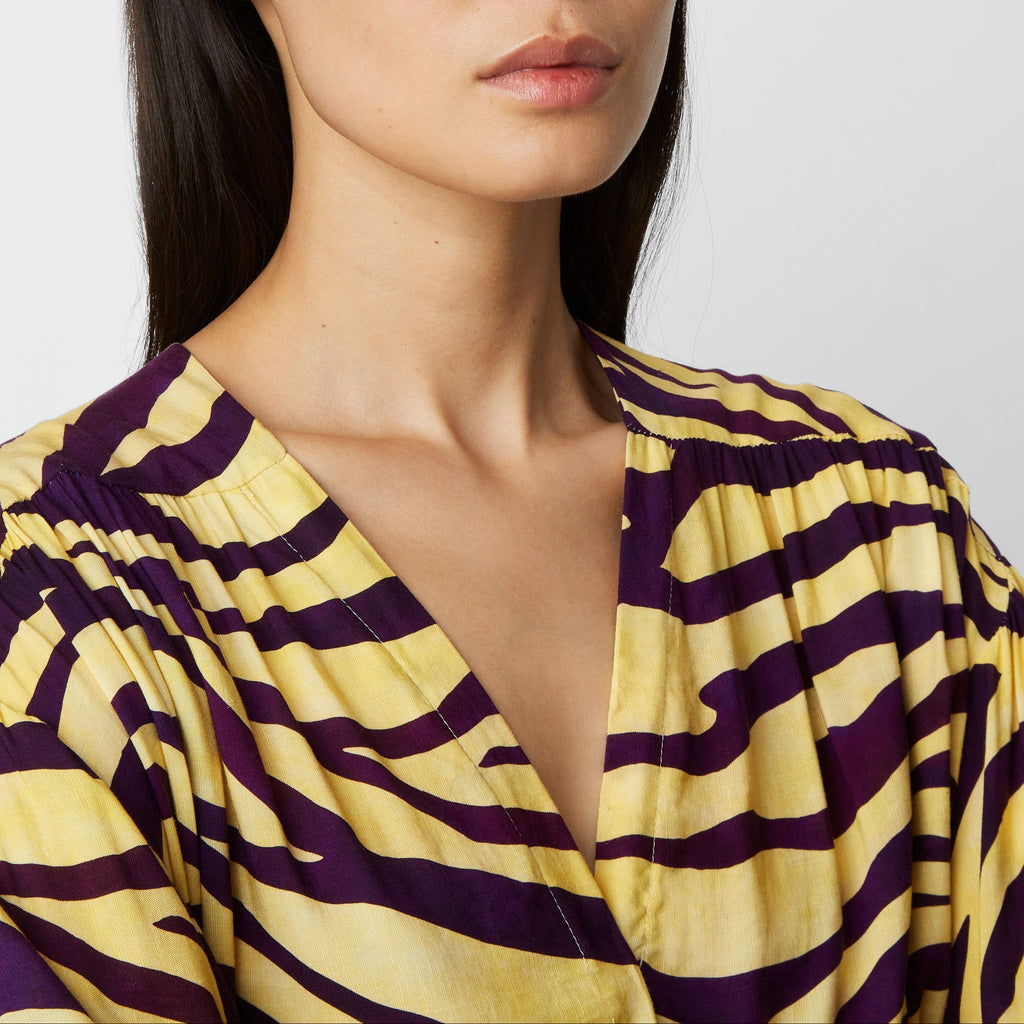 JULIAN ZEBRA SOLEIL DRESS