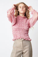 SONNY MUSE BLOUSE Pink