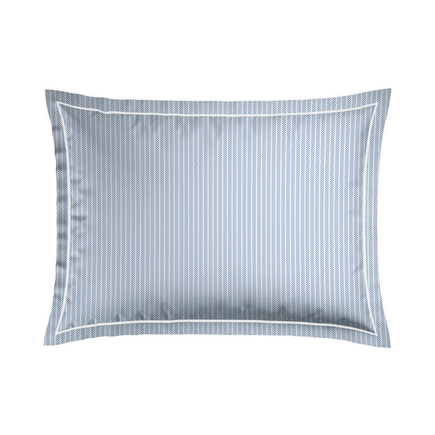 Sorbonne - Cotton Percale Pillowcase - Light Blue
