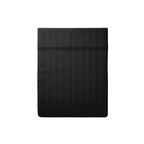 Dobby Stripe Woven - Flat Sheet - Cotton Satin - Grey 03