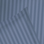 Dobby Stripe Woven - Juego De Sábanas - Satén De Algodón - Azul 06