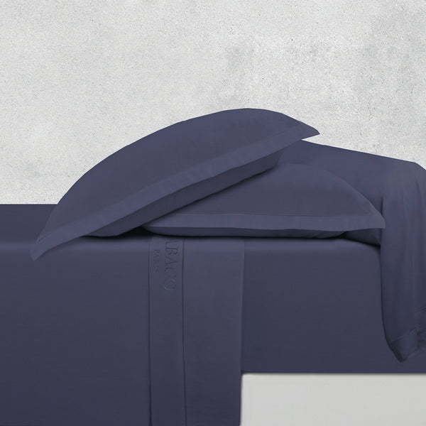 Uni 1 Baratta - Ensemble De Draps - Satin De Coton - Bleu 06