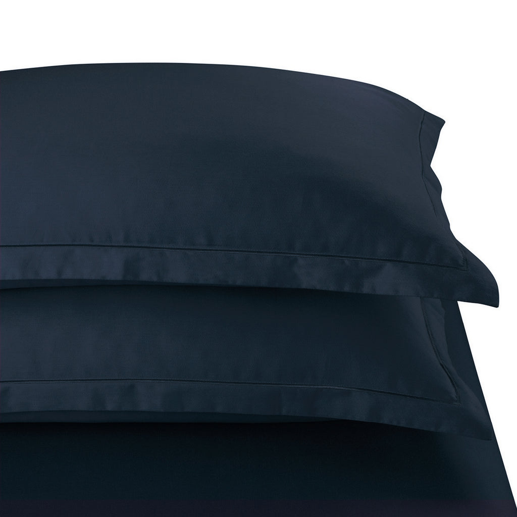 Uni 1 Baratta - Taie D'Oreiller - Satin De Coton - Blue 11