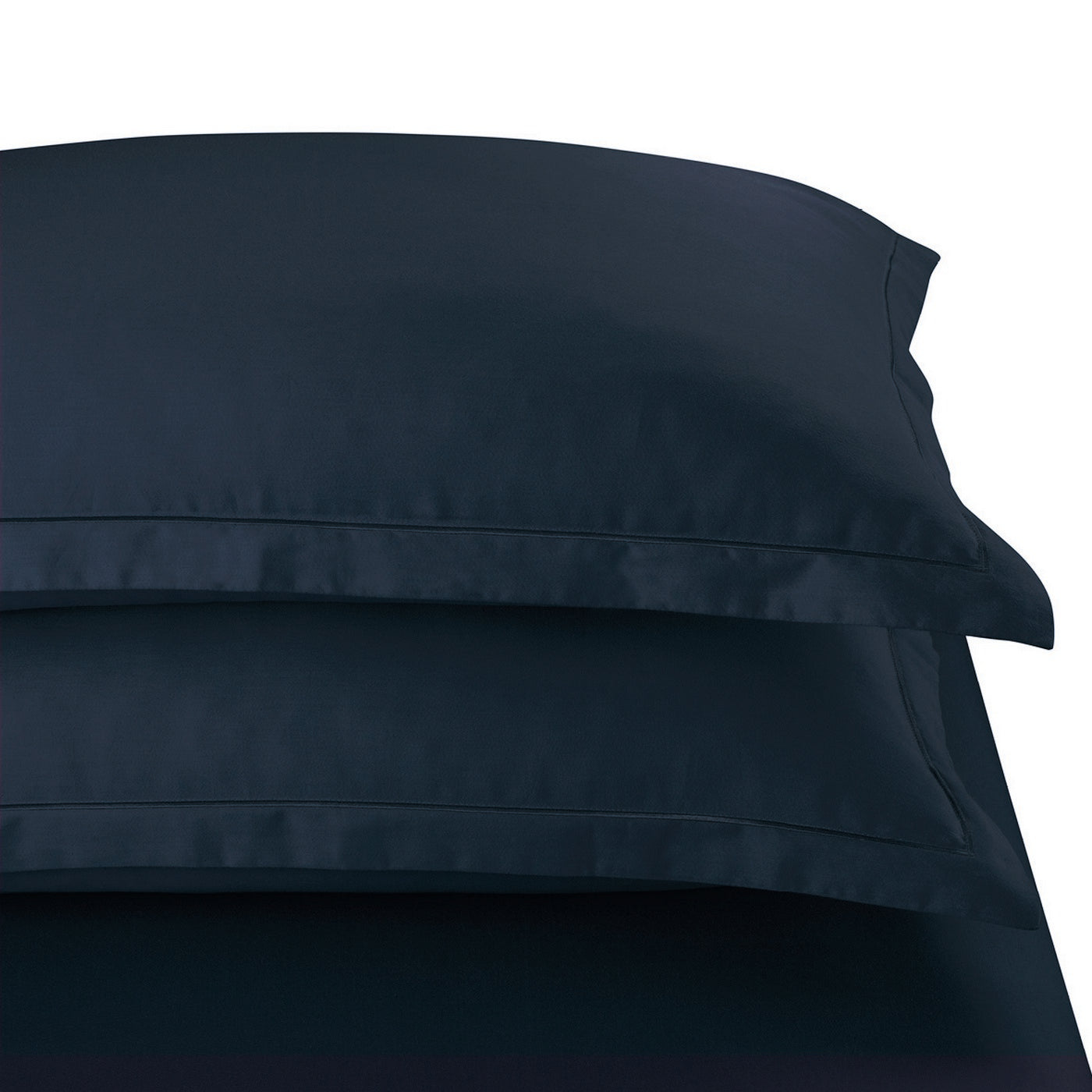 Uni 1 Baratta - Taie D'Oreiller - Satin De Coton - Blue 11