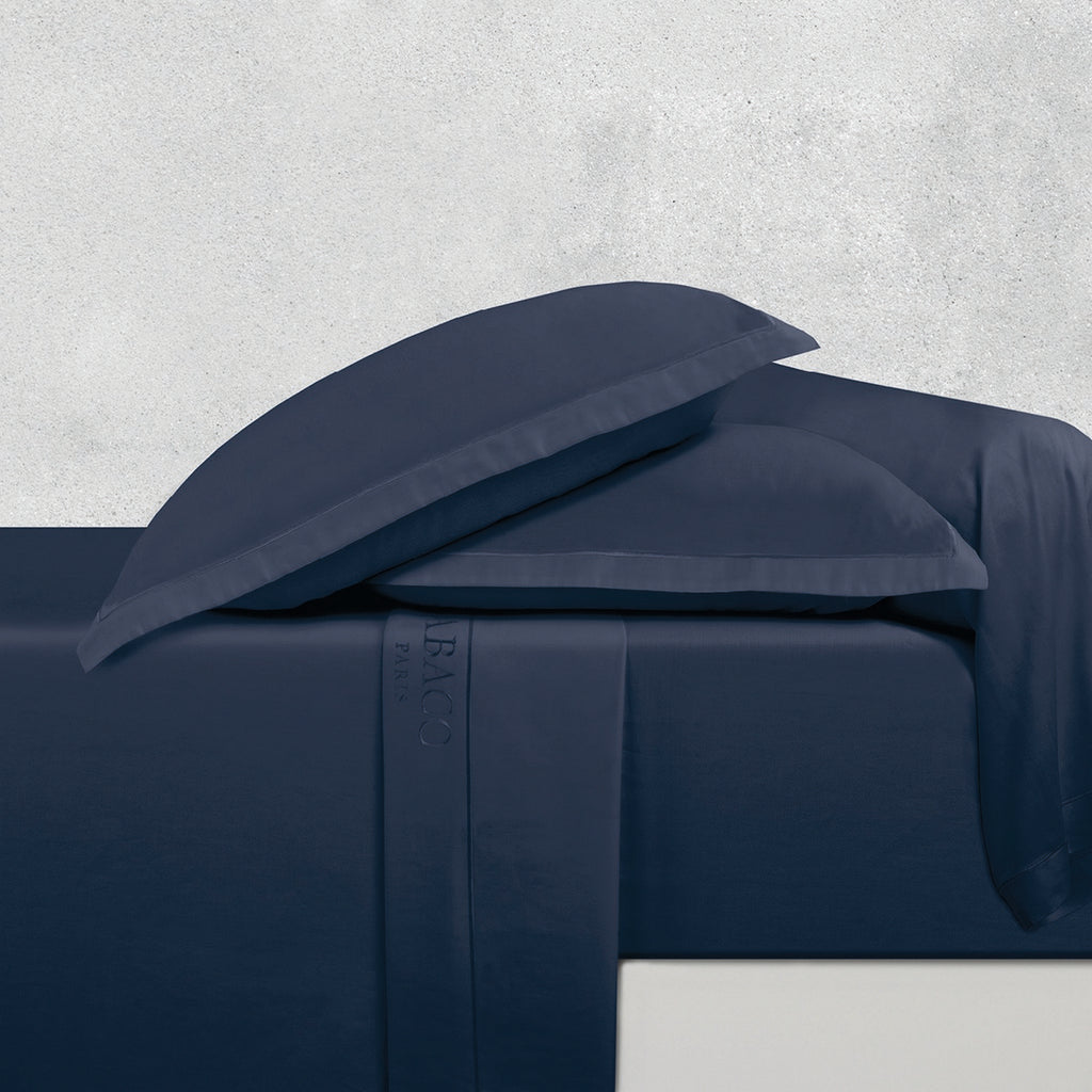 Uni 1 Baratta - Taie D'Oreiller - Satin De Coton - Blue 11