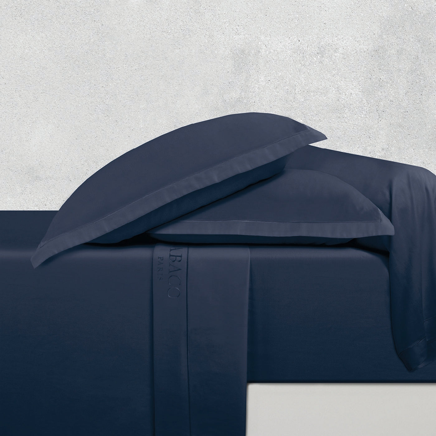 Uni 1 Baratta - Taie D'Oreiller - Satin De Coton - Blue 11