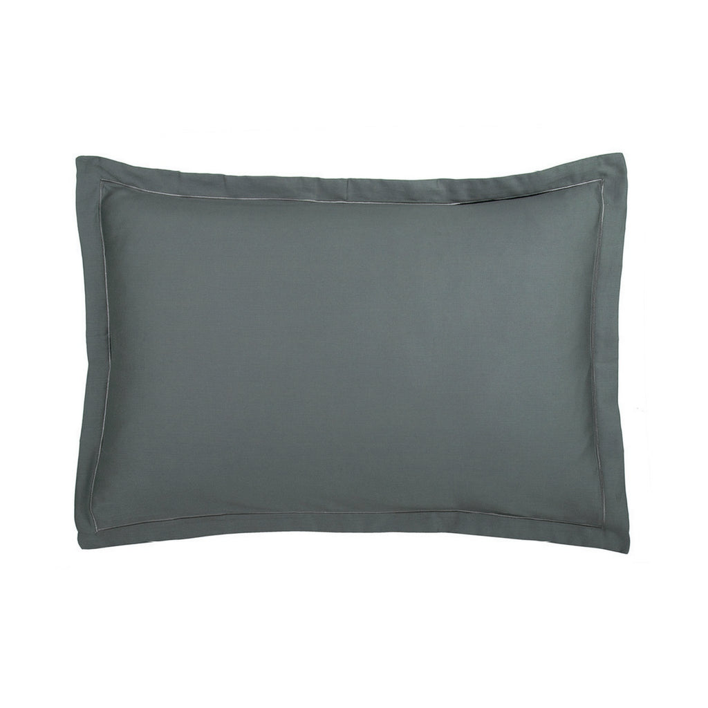 Uni 1 Baratta - Taie D'Oreiller - Satin De Coton - Gris 02