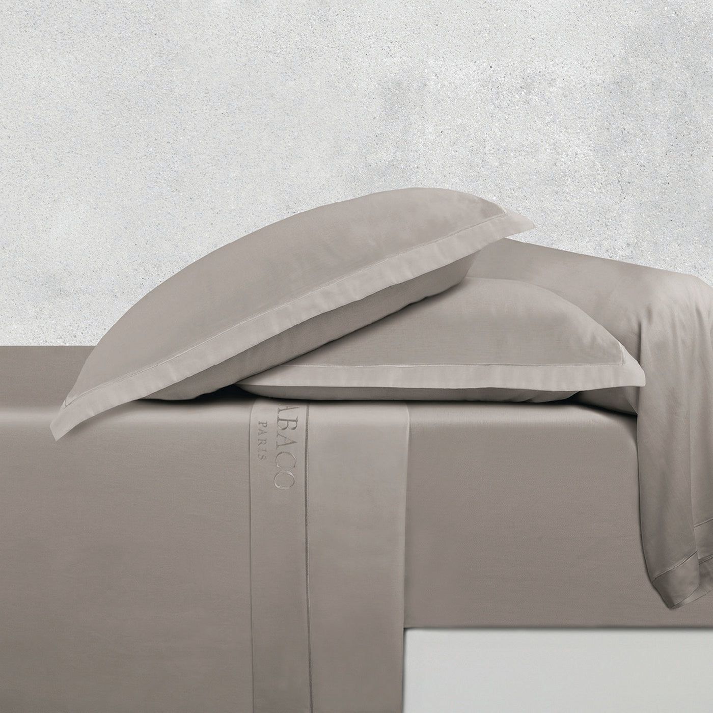 Uni 1 Baratta - Drap Plat - Satin De Coton - Taupe 01