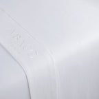 Uni 1 Baratta - Drap Plat - Satin De Coton - Blanc 01