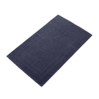 Pattern 19 - Tapis De Bain Coton - Bleu Marine
