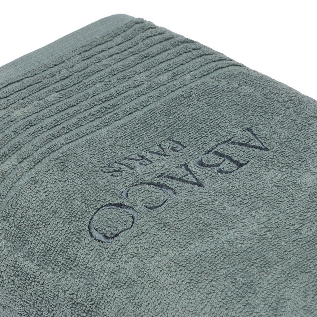 Foam - Combed Cotton Washcloth Lt - Bottle Green